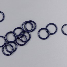 Кольцо металлическое, темно-синий, 11 мм, Corseteria (014876)