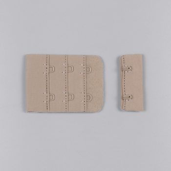 Застежка крючки и петли, 38 мм, 3 ряда, кофе с молоком, Corseteria (014881)