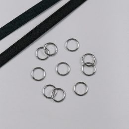 Кольцо металлическое, серебро, 10 мм, Corseteria (014888)