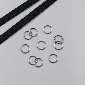 Кольцо металлическое, серебро, 10 мм, Corseteria (014888)