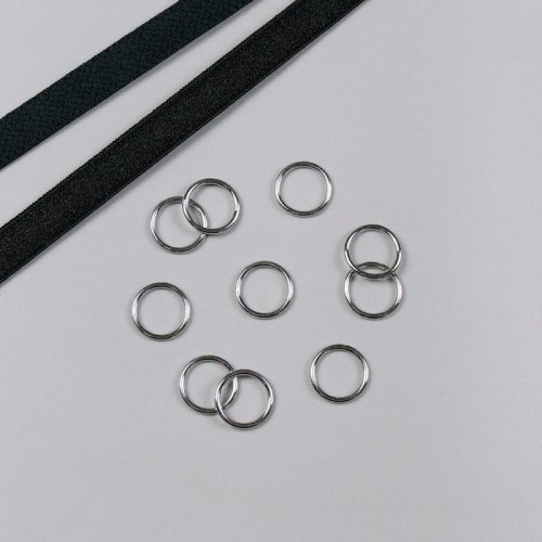 Кольцо металлическое, серебро, 10 мм, Corseteria (014888)