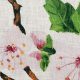 Лен натуральный, сакура на молочном (014931) Лен натуральный, сакура на молочном (014931)
