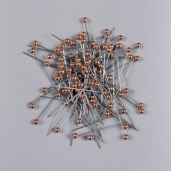 Булавки портновские, стальные, 38х0.6 мм (014933)