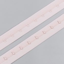 Застежка крючки и петли на ленте, 1 ряд, пион, Corseteria (014936) Застежка крючки и петли на ленте, 1 ряд, пион, Corseteria (014936)