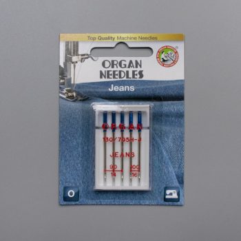 Иглы Organ для джинсы ассорти №90-100, 5 шт. (002283)