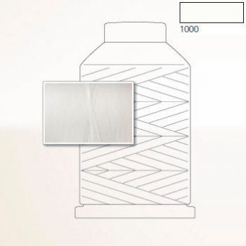 Полупрозрачная оверлочная нить Amann SERALENE (молочный, цвет 1000)