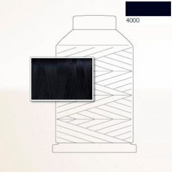 Полупрозрачная оверлочная нить SERALENE, черный (цвет 4000) (001608)