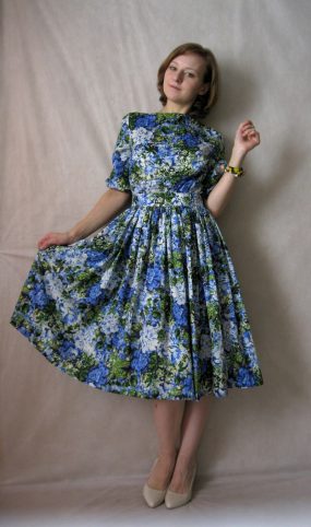 Цветочное платье