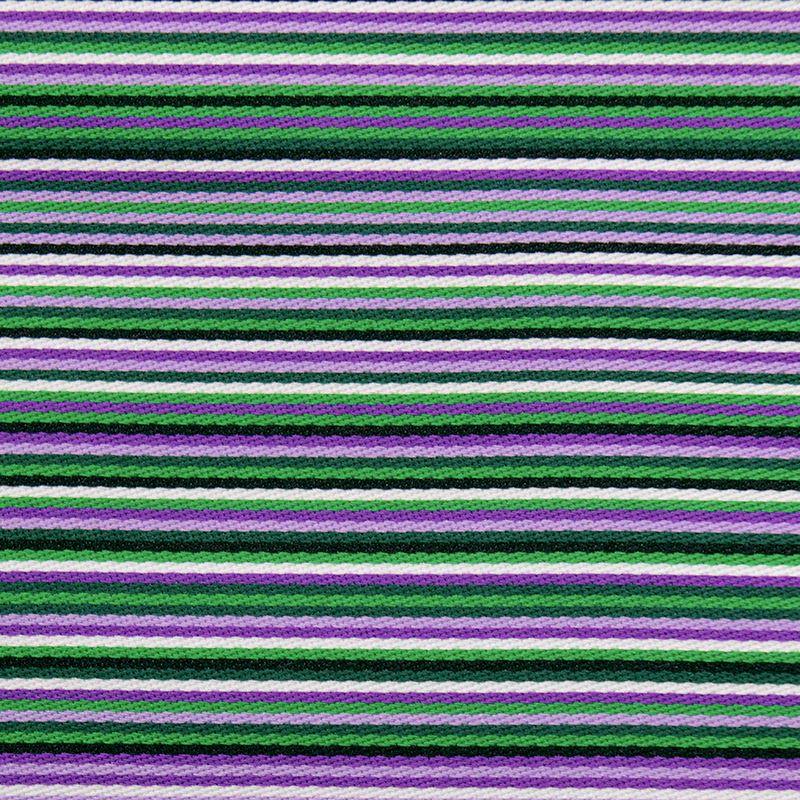Дюшес шелковый (зеленовато-сиреневые горизонтали) (008982)