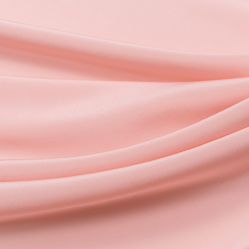 Крепдешин шелковый (розовый крем) (009435)