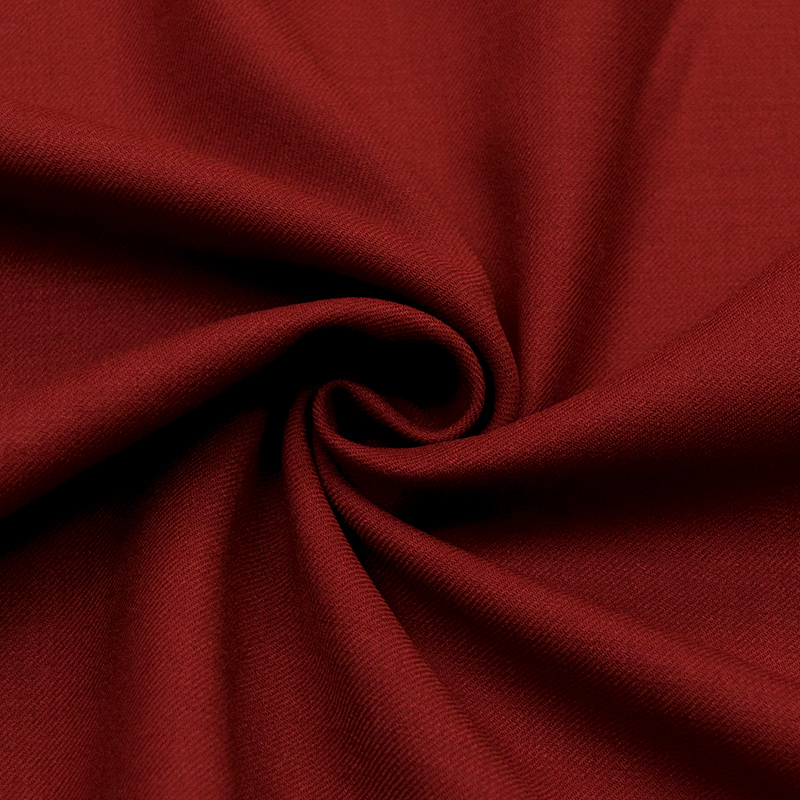 Шерсть костюмная стрейч, красная рябина (014292)
